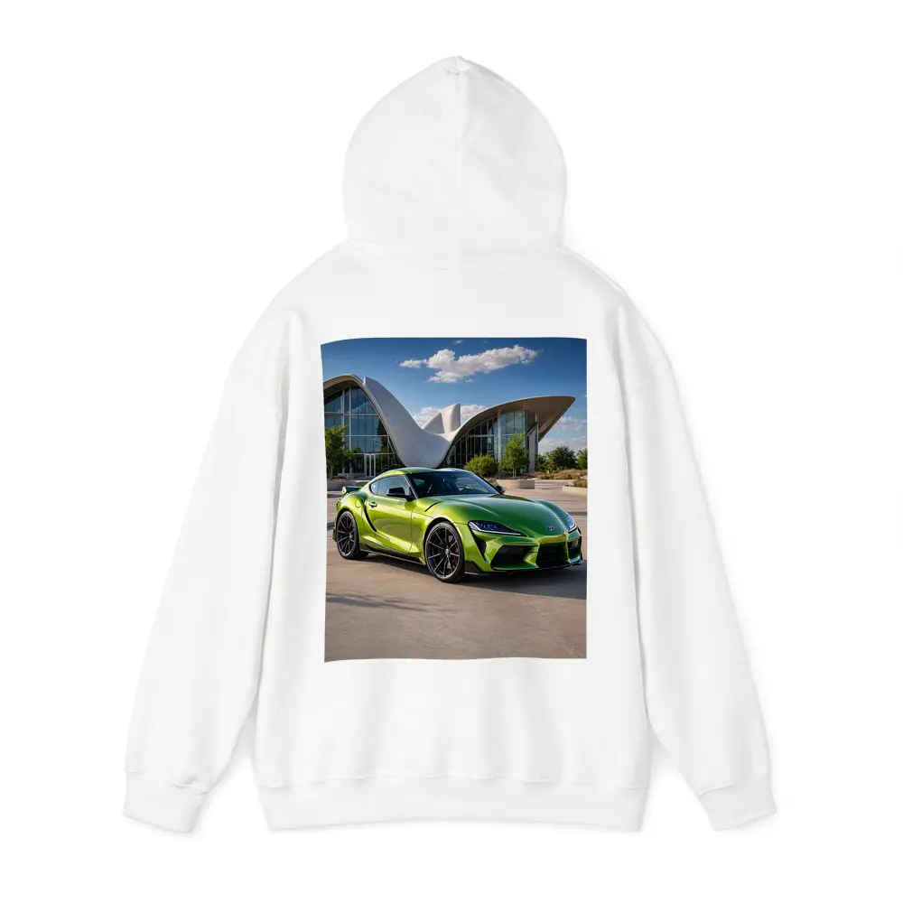 Toyota GR Supra Green at Modern Architecture – Hoodies