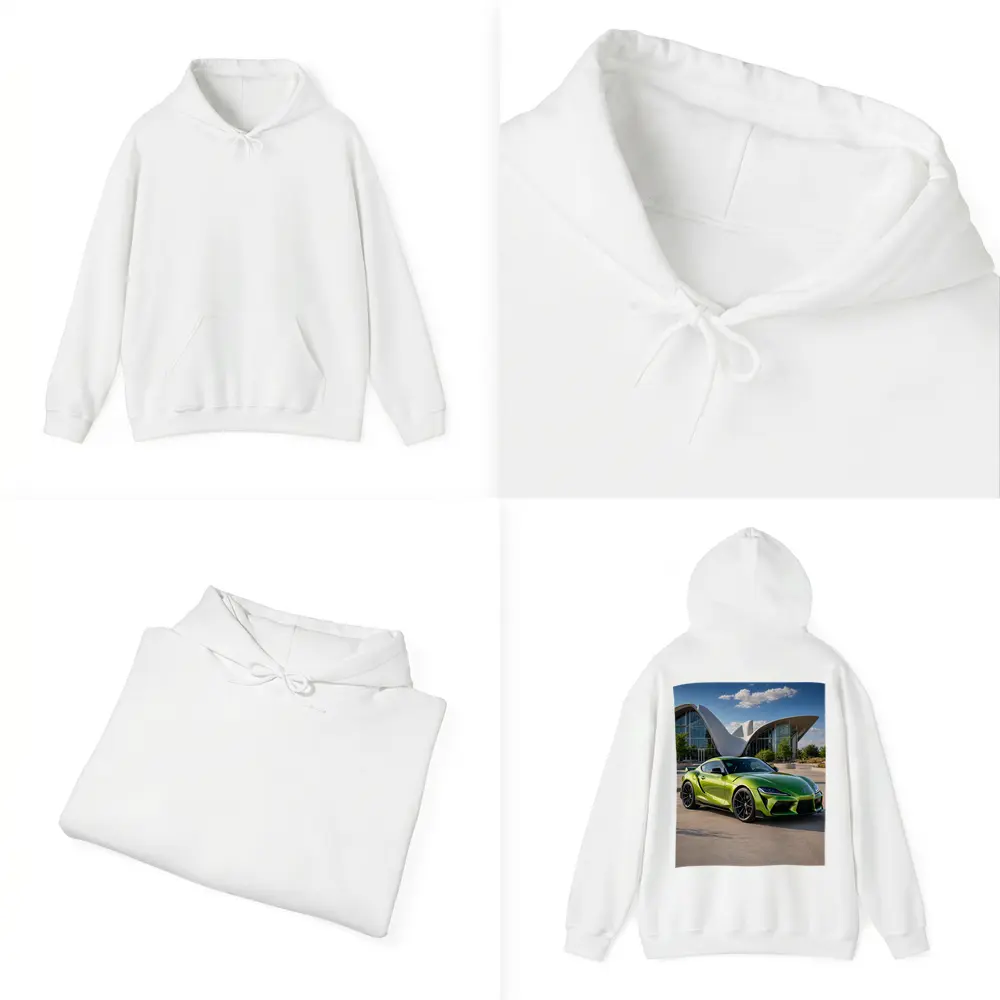 Toyota GR Supra Green at Modern Architecture – Hoodies