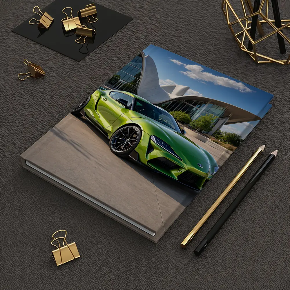 Toyota GR Supra Green at Modern Architecture – Notebooks