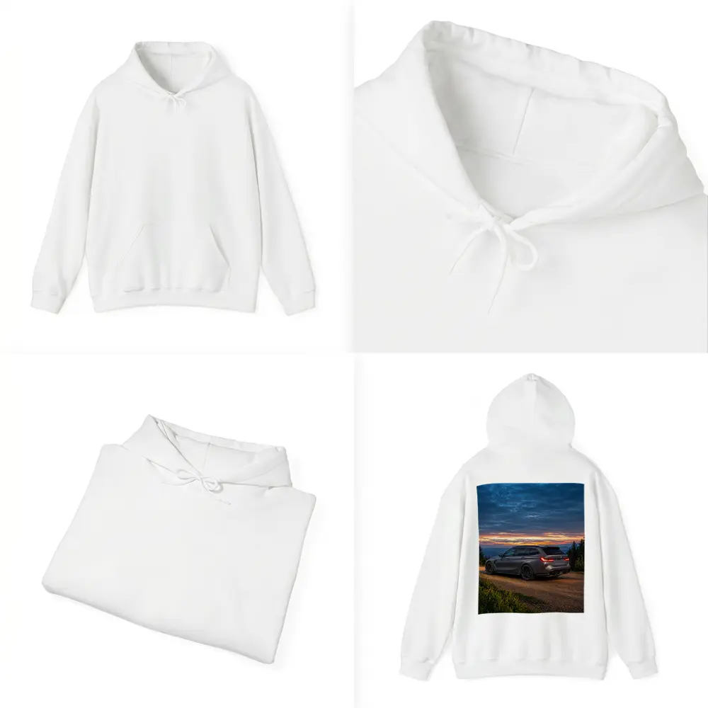 BMW M3 Touring Sunset Mountain Gravel Road – Hoodies