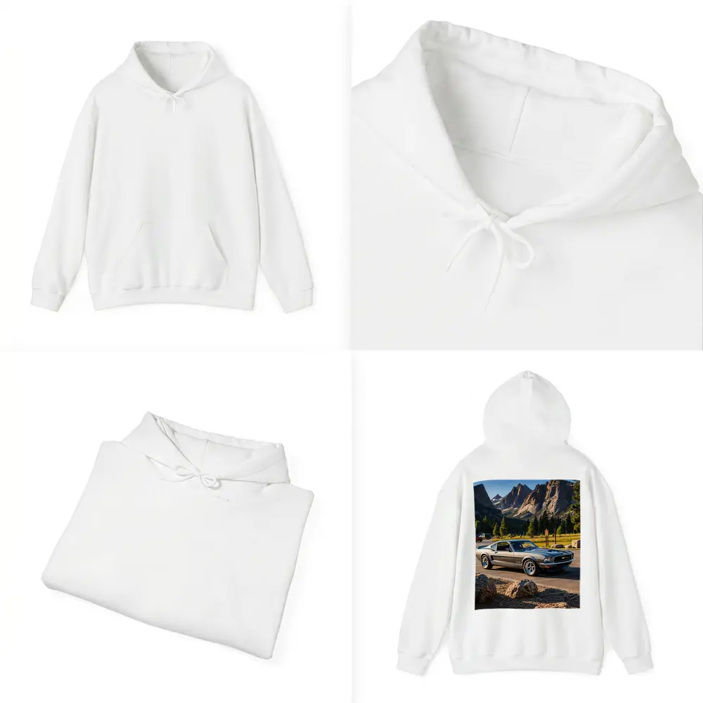 Ford Mustang Mach One Mountain Park Setting – Hoodies