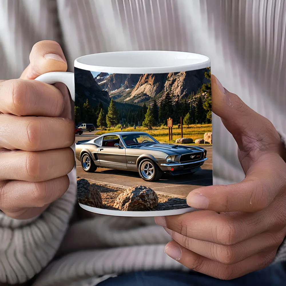Ford Mustang Mach One Mountain Park Setting – Mugs