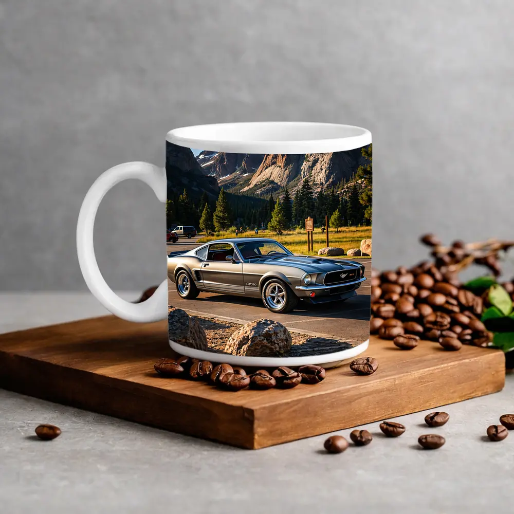 Ford Mustang Mach One Mountain Park Setting – Mugs