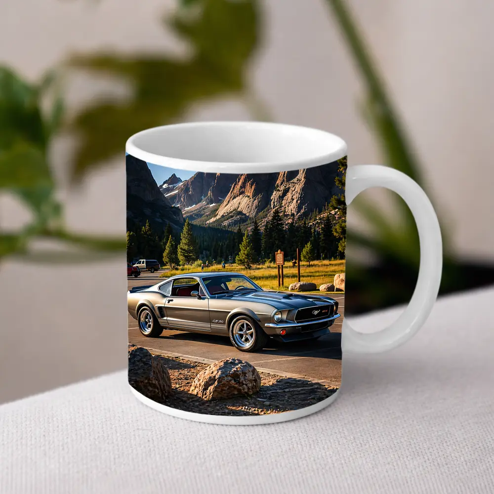 Ford Mustang Mach One Mountain Park Setting – Mugs