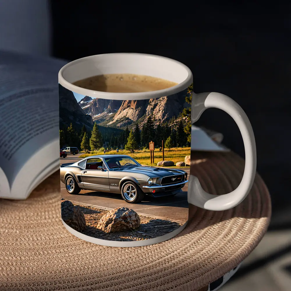 Ford Mustang Mach One Mountain Park Setting – Mugs