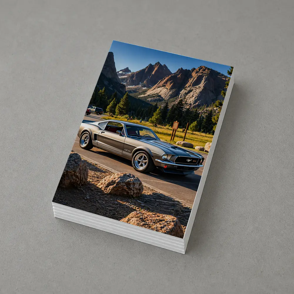 Ford Mustang Mach One Mountain Park Setting – Postcards