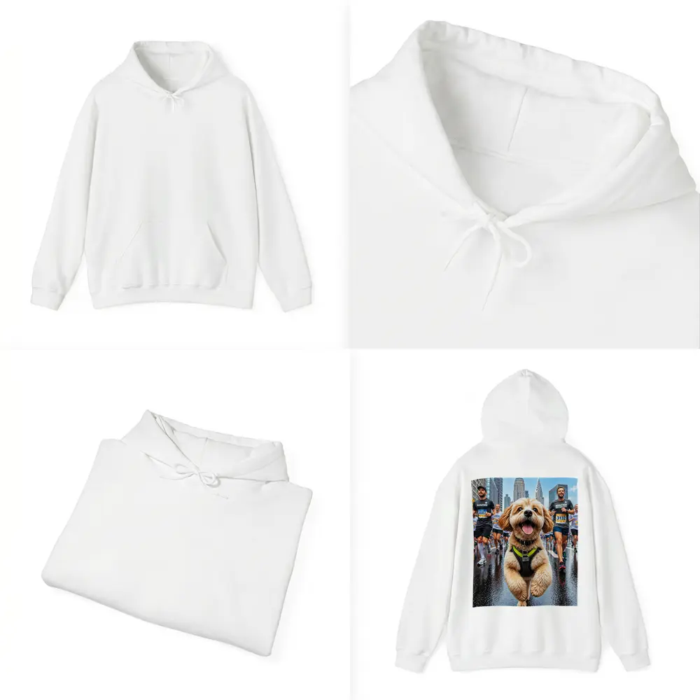 Goldendoodle Running New York City Marathon – Hoodies