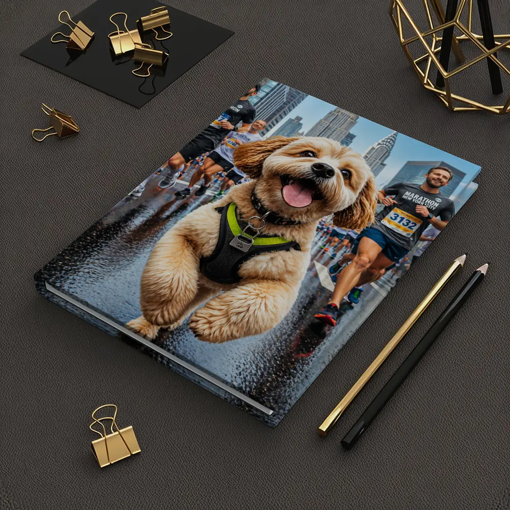 Goldendoodle Running New York City Marathon – Notebooks