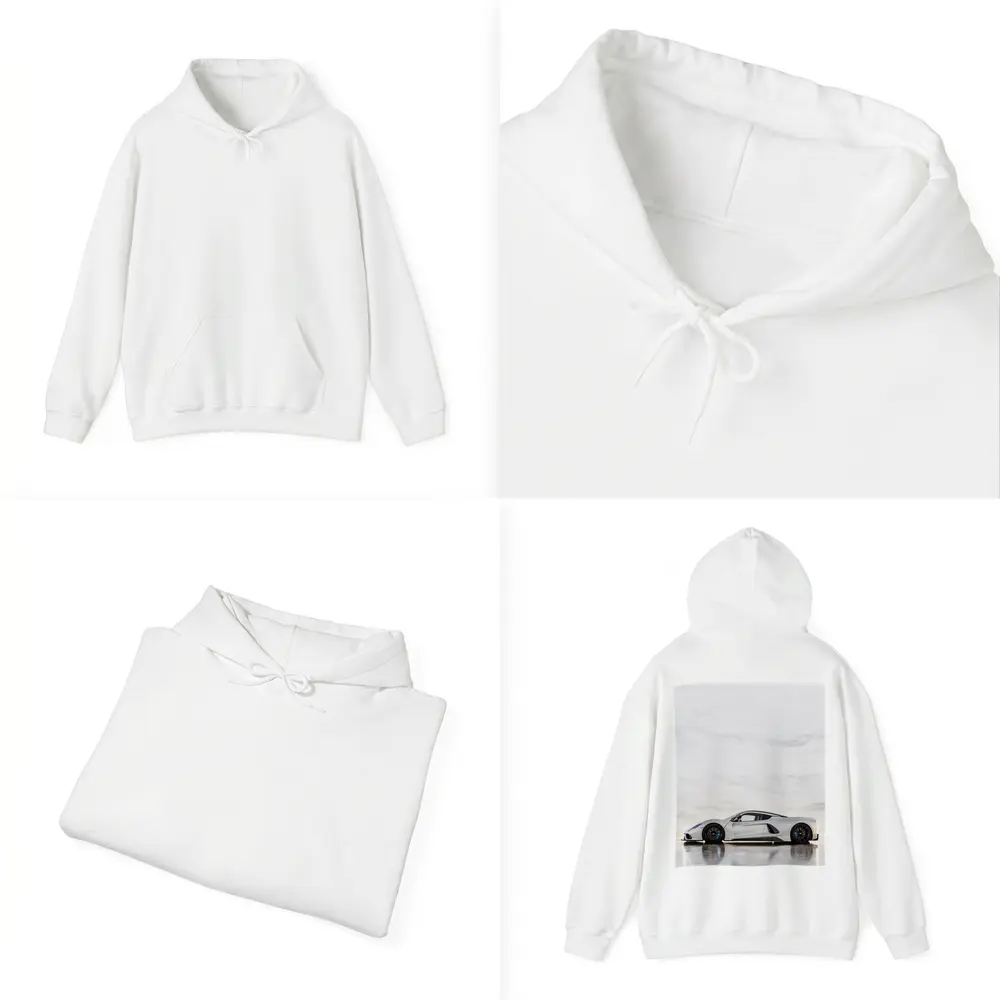 Hennessey Venom F5 White Marble Background – Hoodies
