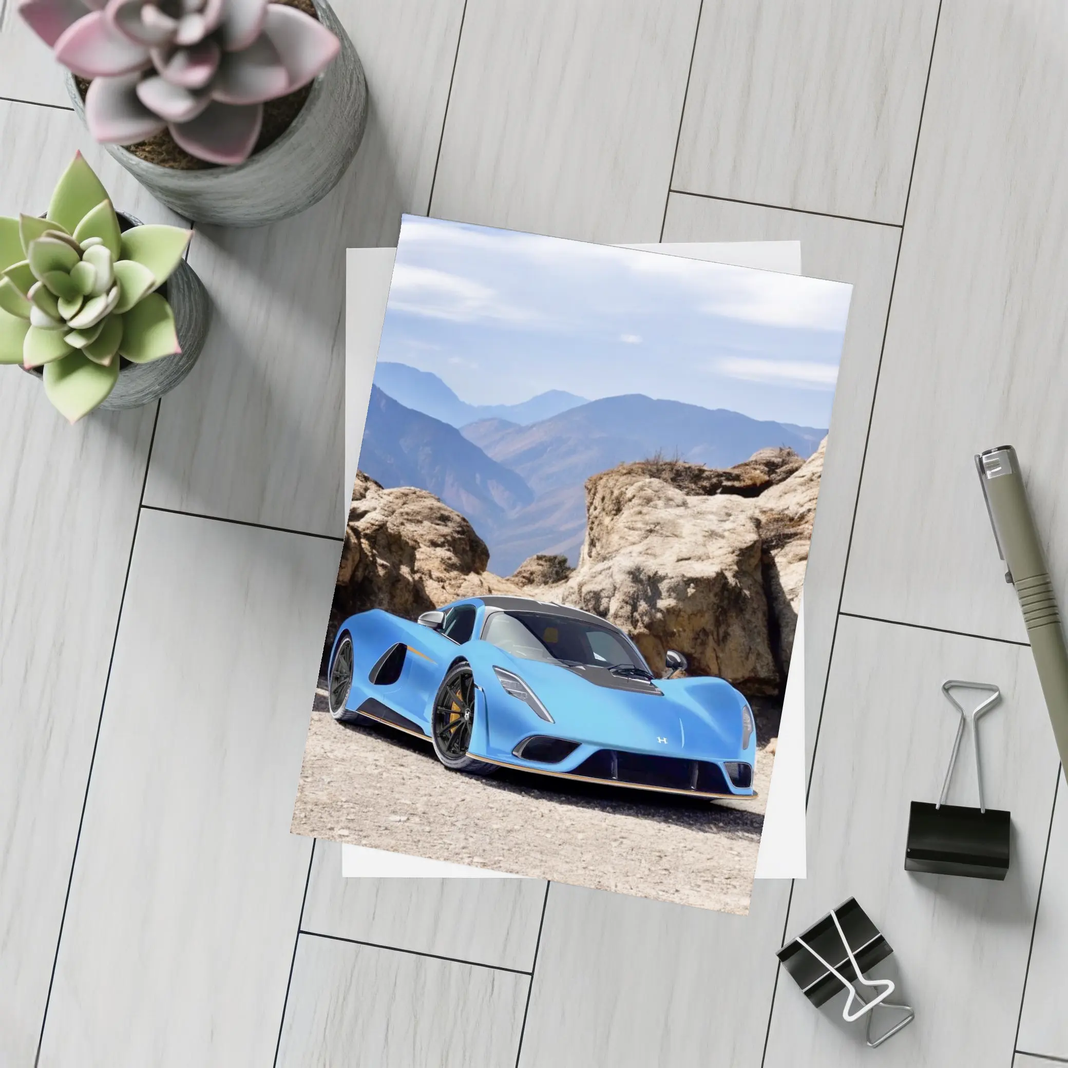 Hennessey Venom F5 Blue Rocky Mountain – Postcards