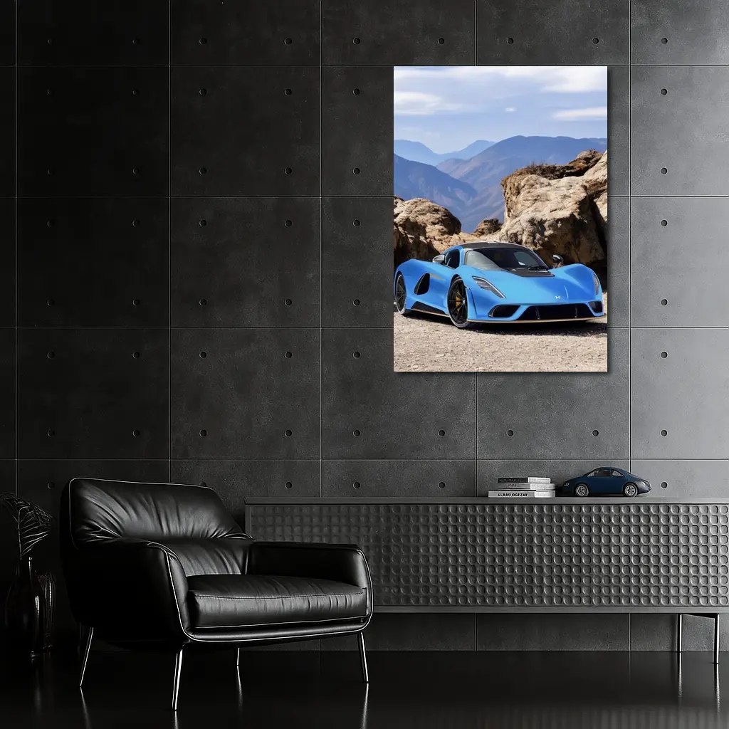 Hennessey Venom F5 Blue Rocky Mountain – Wall Art