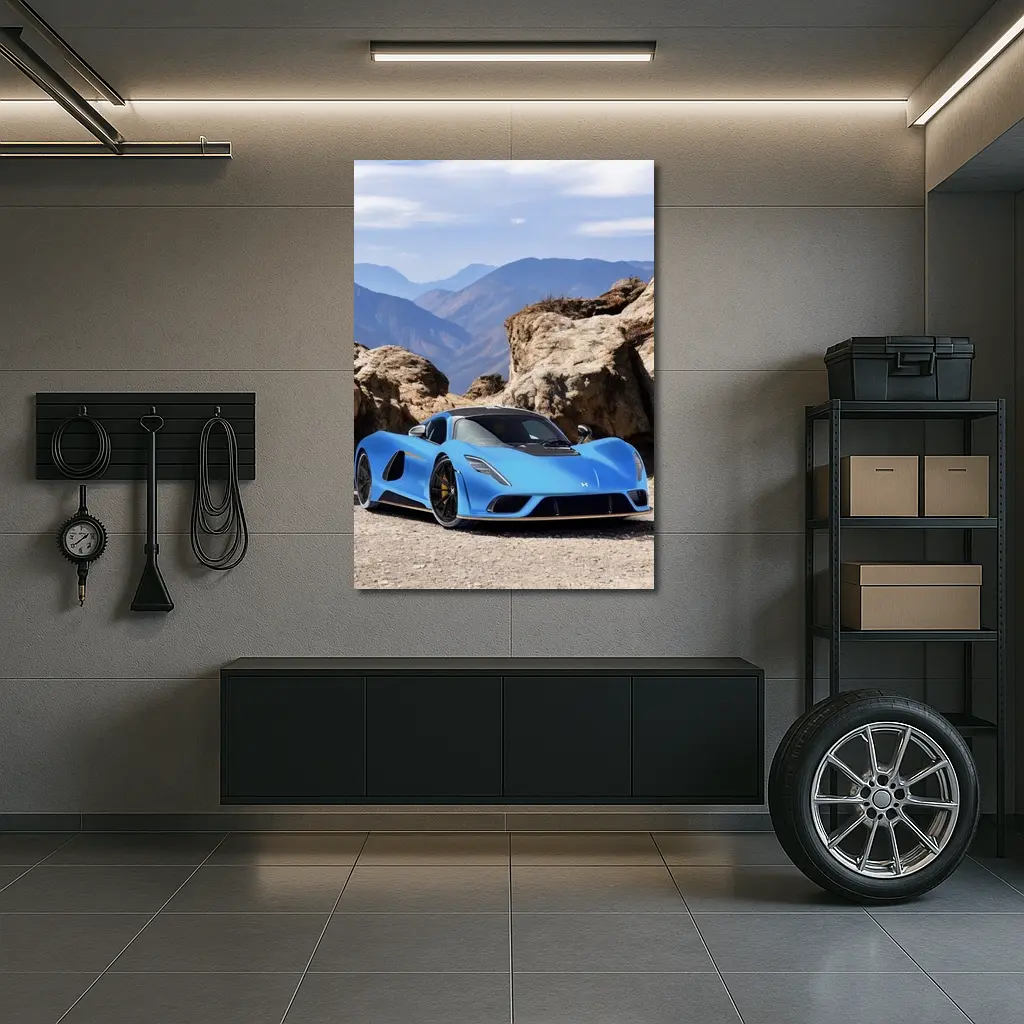 Hennessey Venom F5 Blue Rocky Mountain – Wall Art
