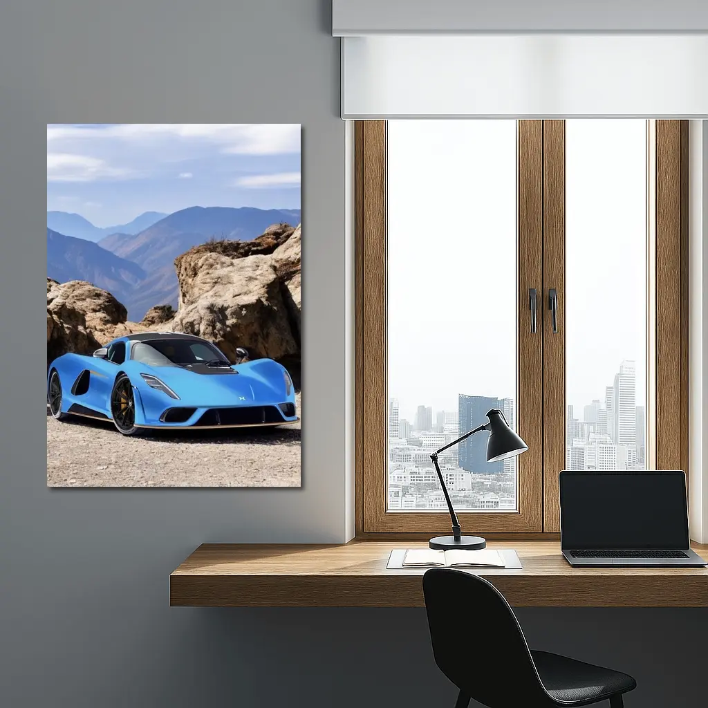 Hennessey Venom F5 Blue Rocky Mountain – Wall Art