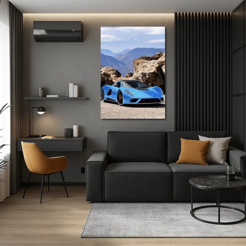 Hennessey Venom F5 Blue Rocky Mountain – Wall Art