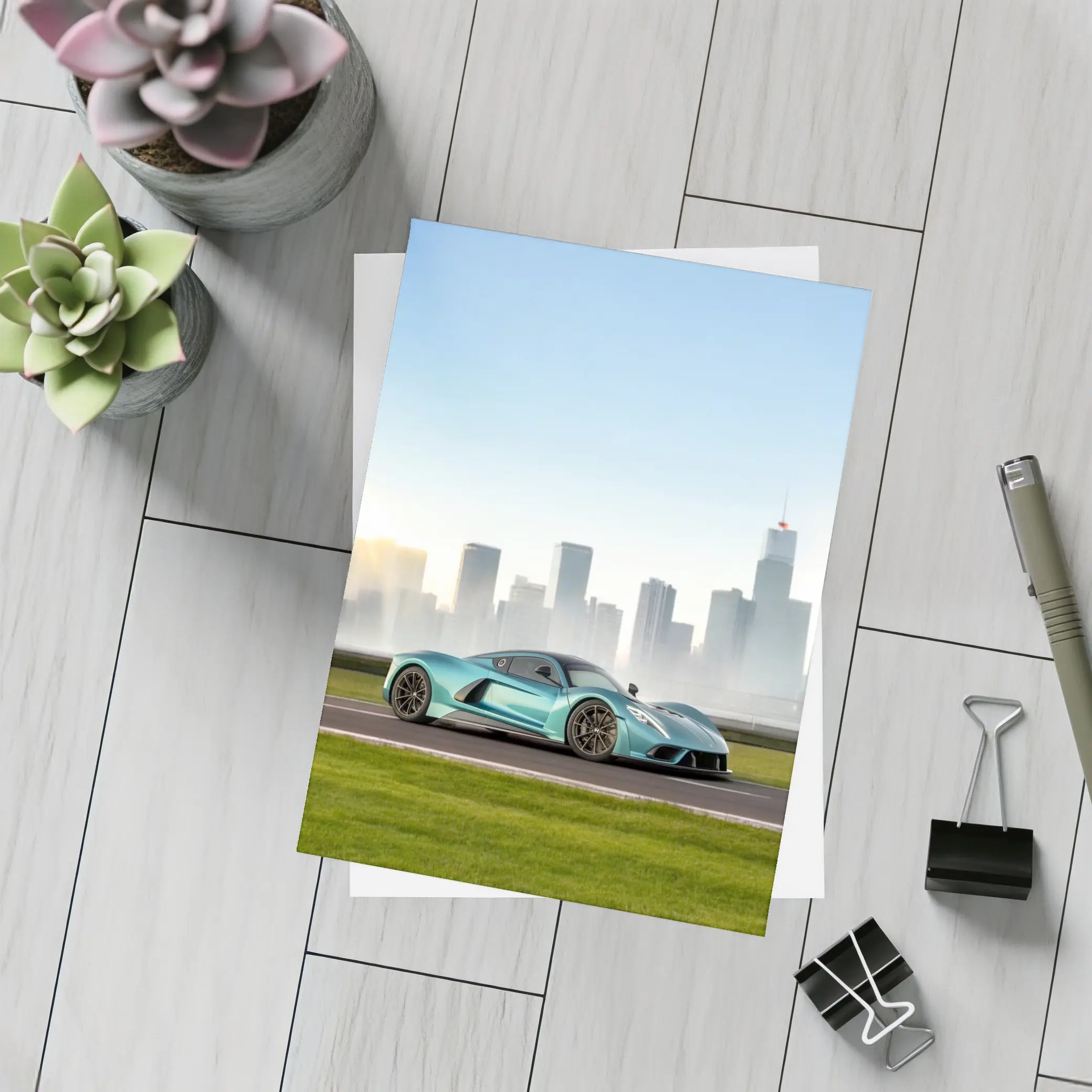 Hennessey Venom F5 City Skyline Track – Postcards