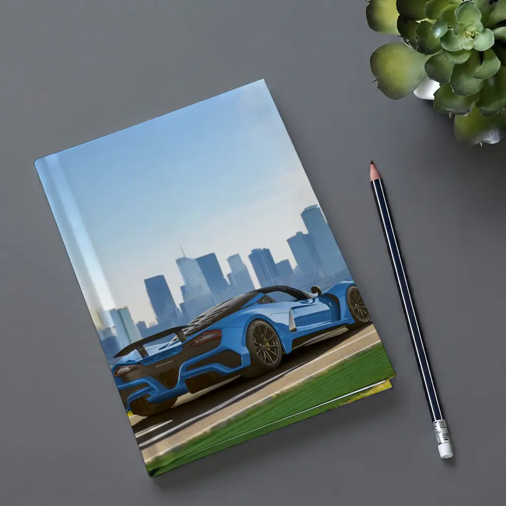 Hennessey Venom F5 Blue City Skyline – Notebooks