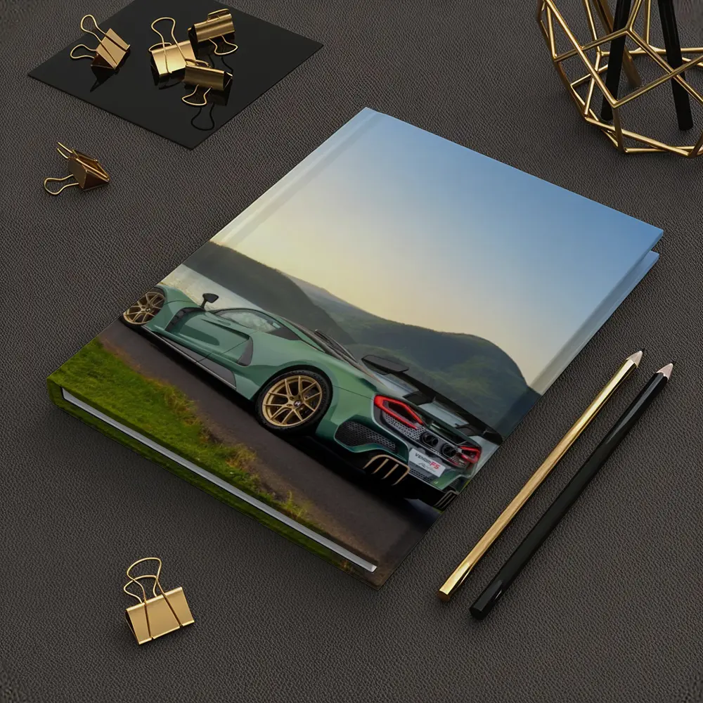 Hennessey Venom F5 Green Supercar Lake Background – Notebooks