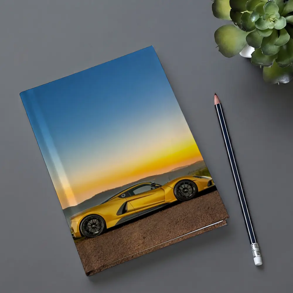 Hennessey Venom F5 Yellow Supercar Sunset – Notebooks