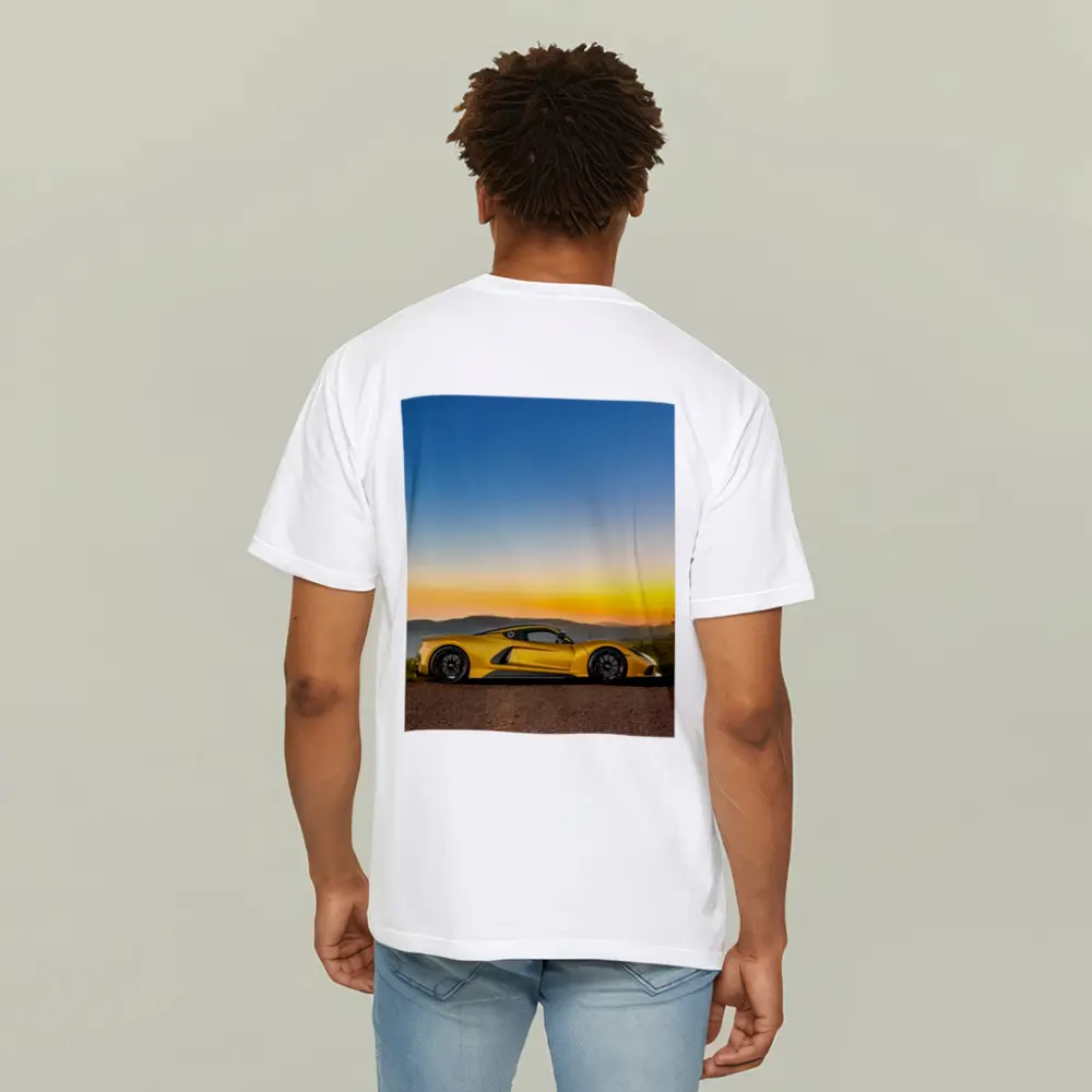 Hennessey Venom F5 Yellow Supercar Sunset – T-Shirts