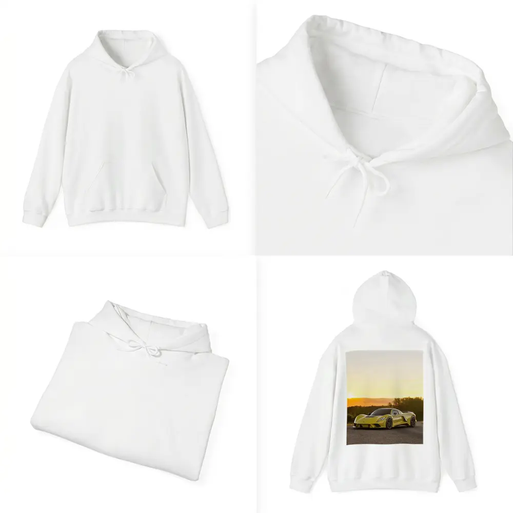 Hennessey Venom F5 Supercar Golden Sunset – Hoodies