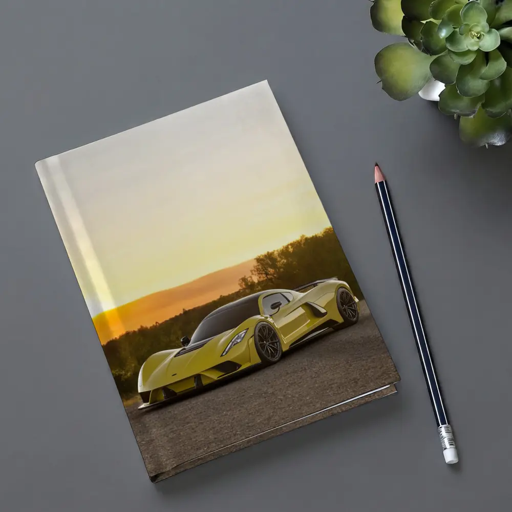 Hennessey Venom F5 Supercar Golden Sunset – Notebooks