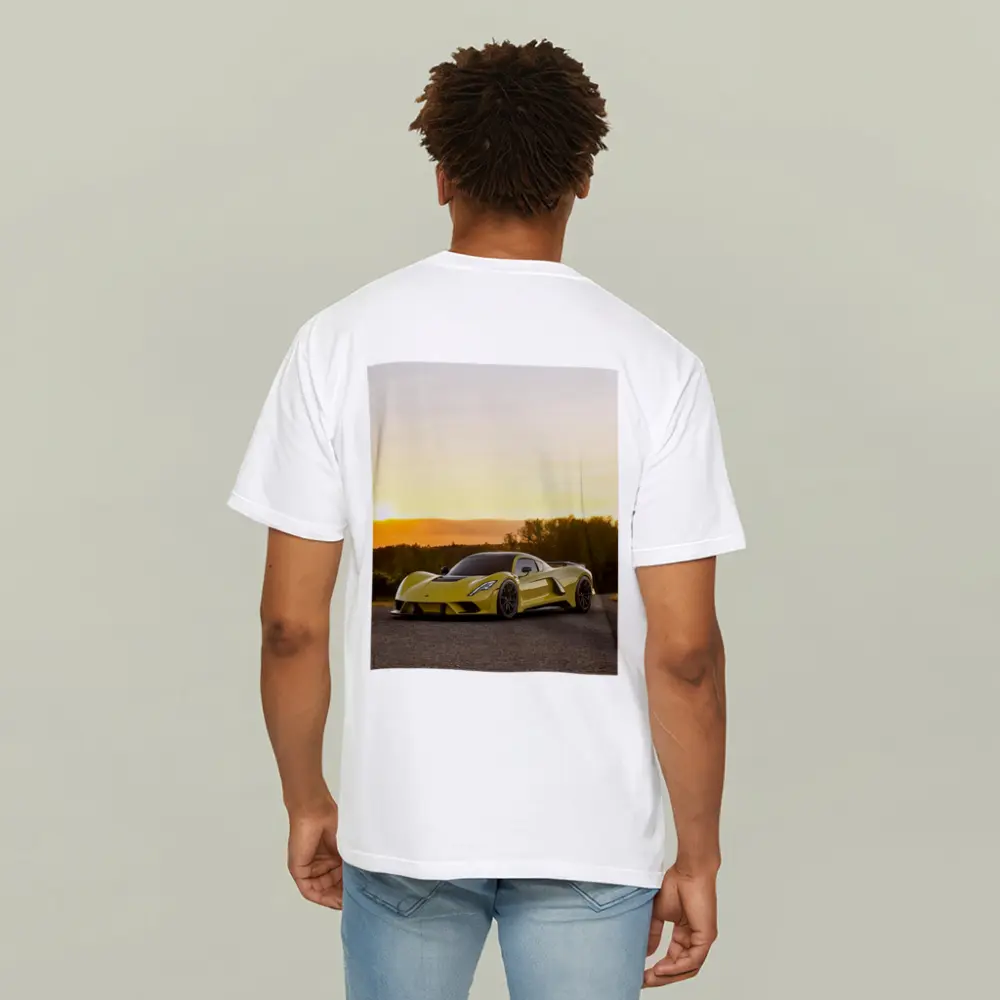 Hennessey Venom F5 Supercar Golden Sunset – T-Shirts