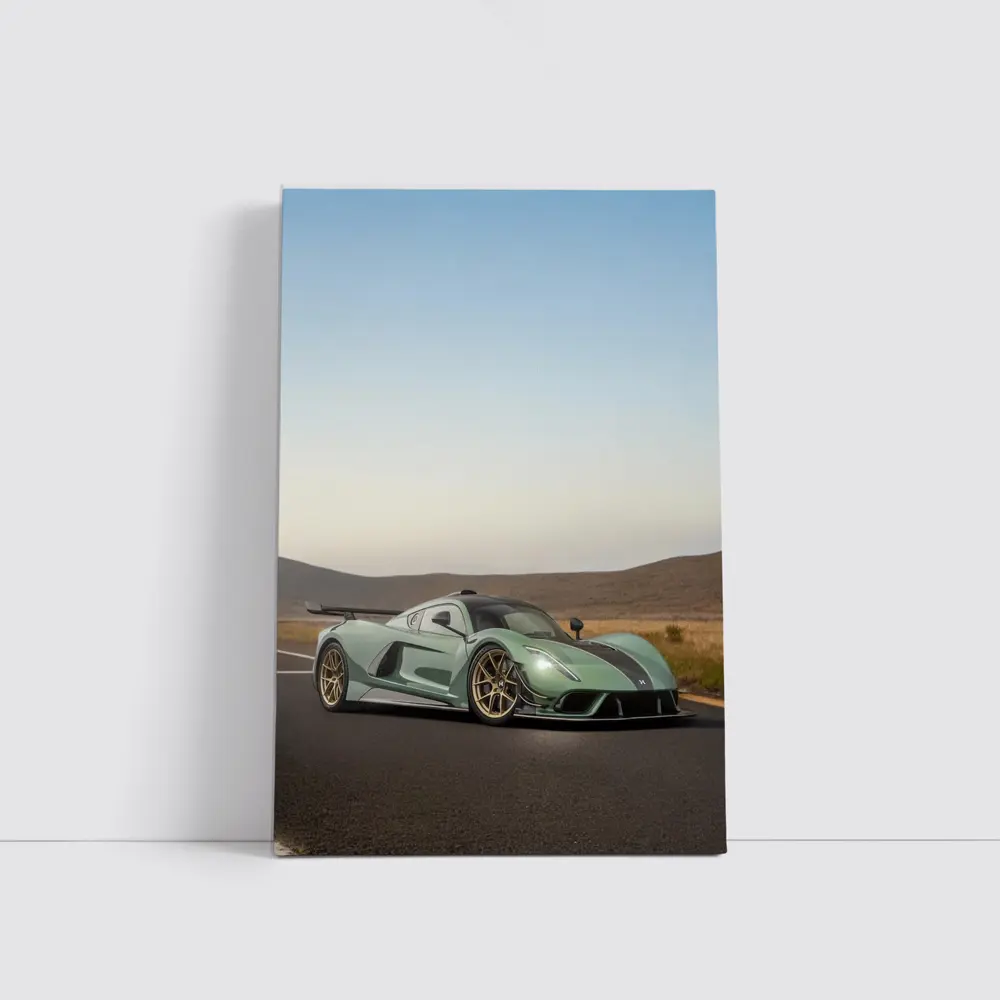 Hennessey Venom F5 On Open Road – Wall Art