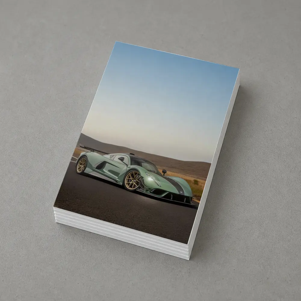 Hennessey Venom F5 On Open Road – Postcards