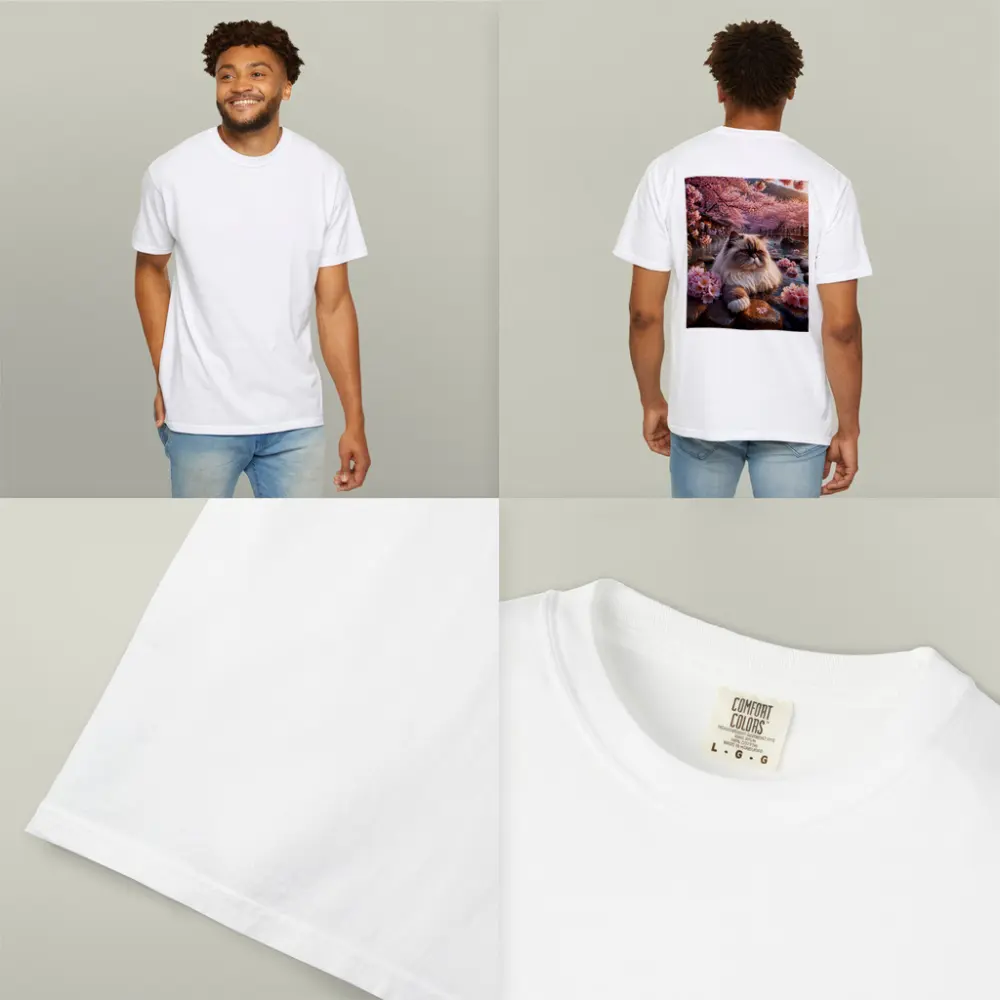 Himalayan Cat Cherry Blossoms Japanese Hot Springs – T-Shirts