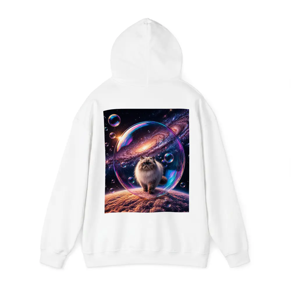 Himalayan Cat Floating Space Galaxy Bubble – Hoodies
