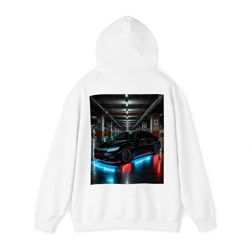Honda Civic Neon Lights Underground Parking – Hoodies