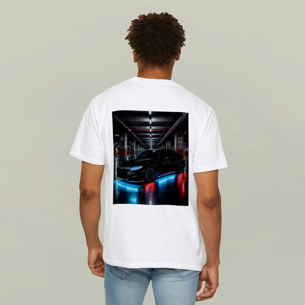 Honda Civic Neon Lights Underground Parking – T-Shirts