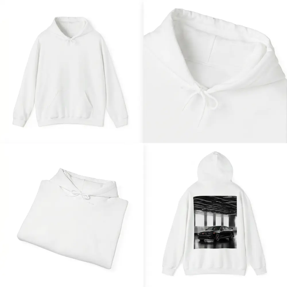 Honda Civic Type R Black Indoor Parking – Hoodies