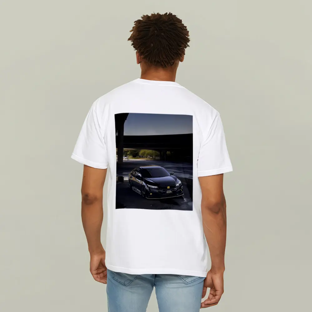 Black Honda Civic Under City Bridge – T-Shirts