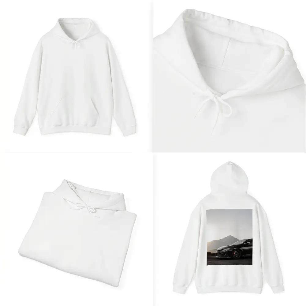 Honda Civic Type R Black Mountain Backdrop – Hoodies