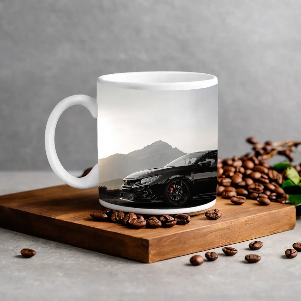 Honda Civic Type R Black Mountain Backdrop – Mugs