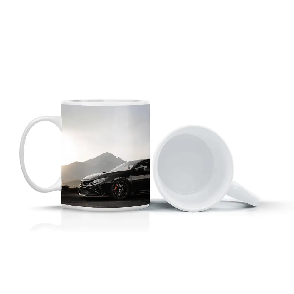 Honda Civic Type R Black Mountain Backdrop – Mugs