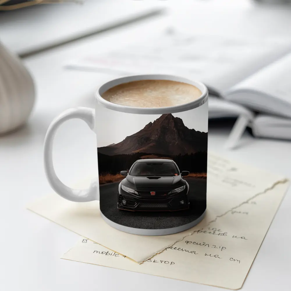 Honda Civic Type R Black Mountain Road – Mugs