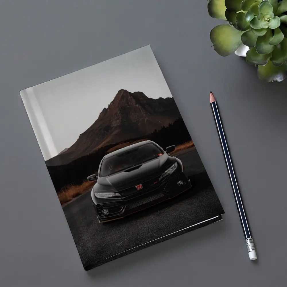 Honda Civic Type R Black Mountain Road – Notebooks
