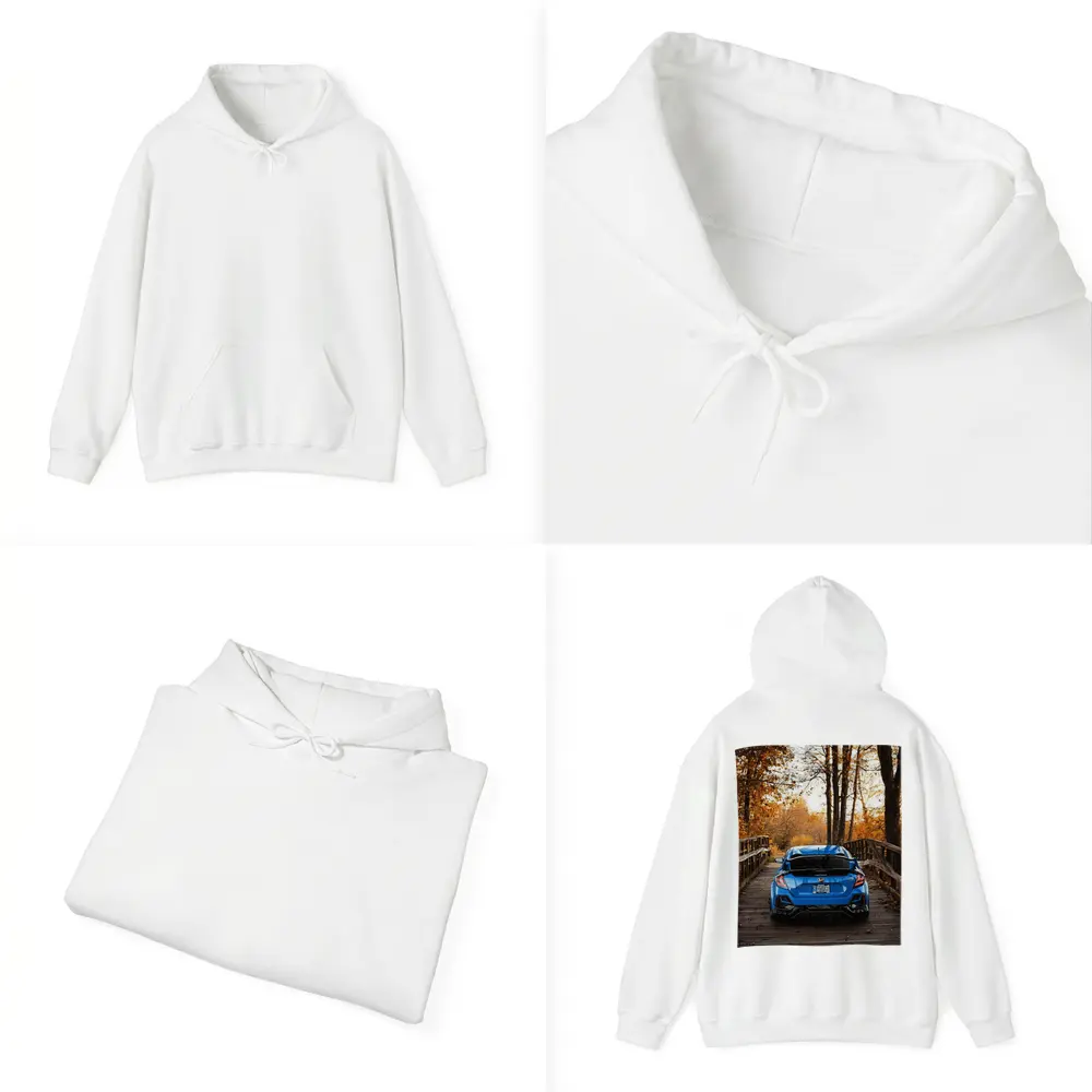 Honda Civic Type R Blue Autumn Park – Hoodies