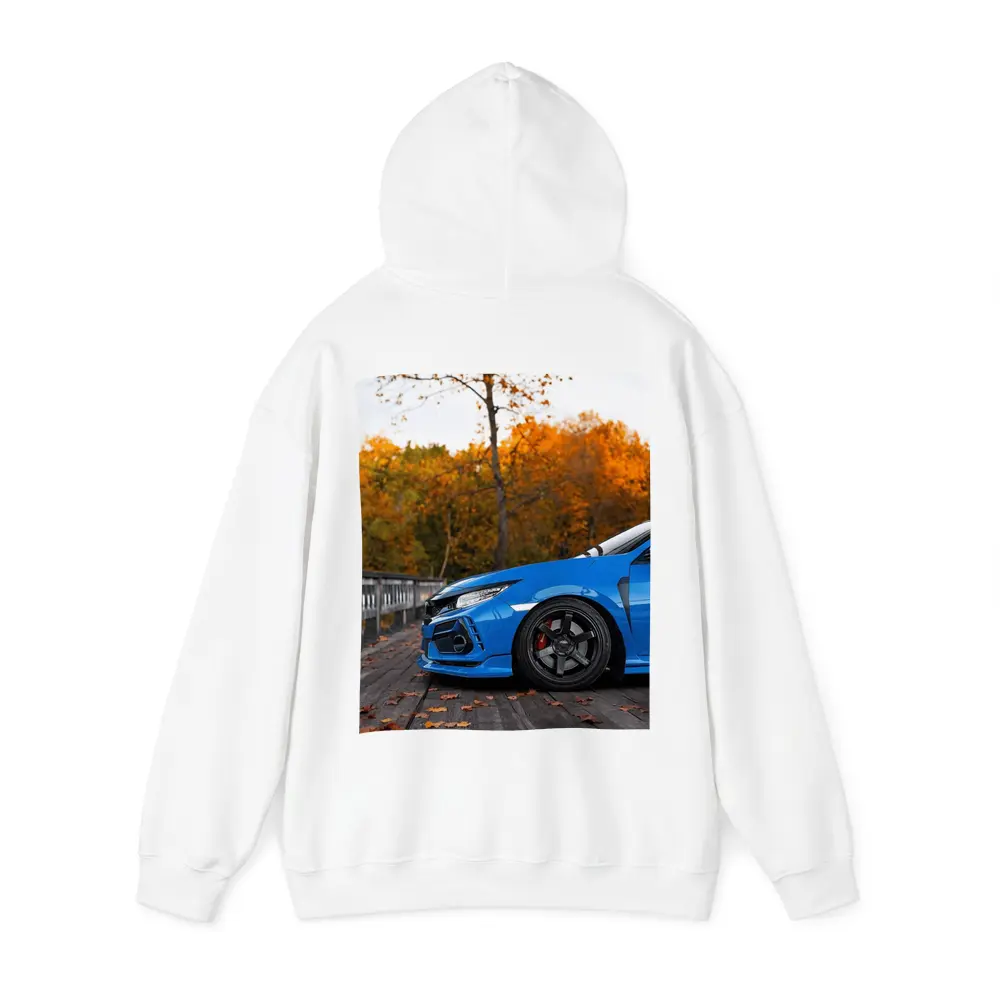 Honda Civic Type R Blue Autumn Park – Hoodies