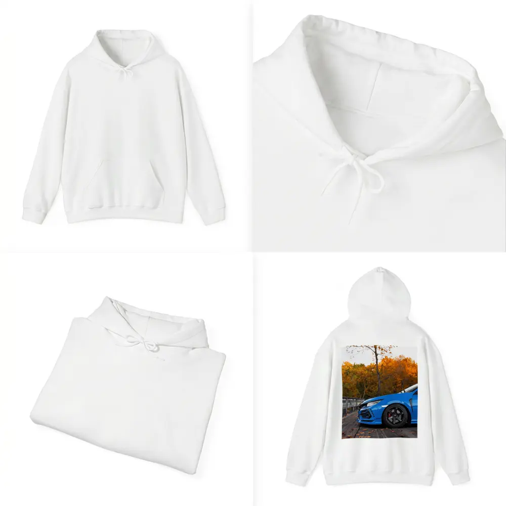 Honda Civic Type R Blue Autumn Park – Hoodies