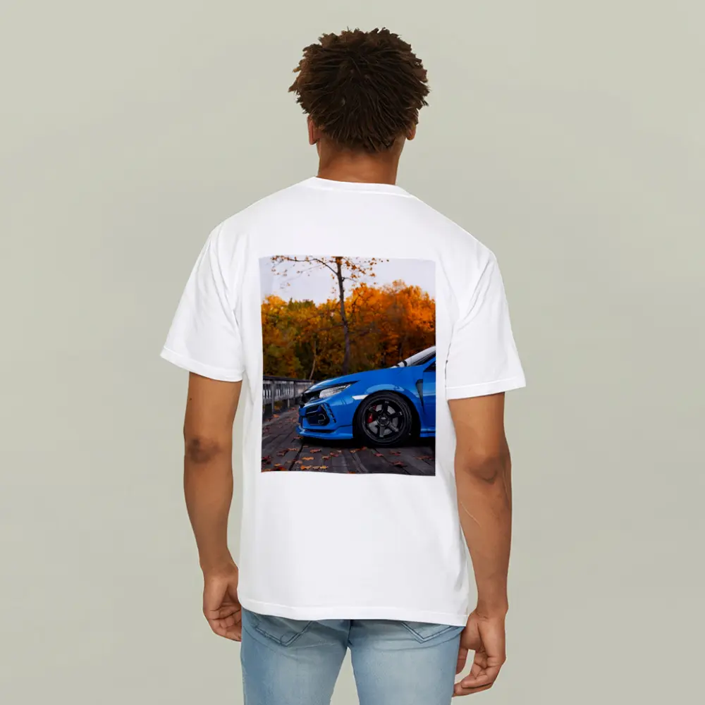 Honda Civic Type R Blue Autumn Park – T-Shirts