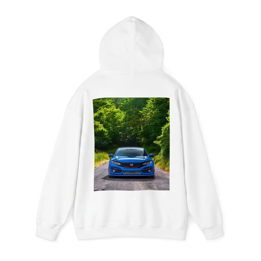Honda Civic Type R Blue Forest Road – Hoodies