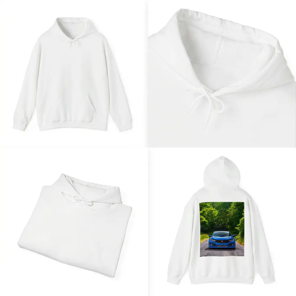 Honda Civic Type R Blue Forest Road – Hoodies