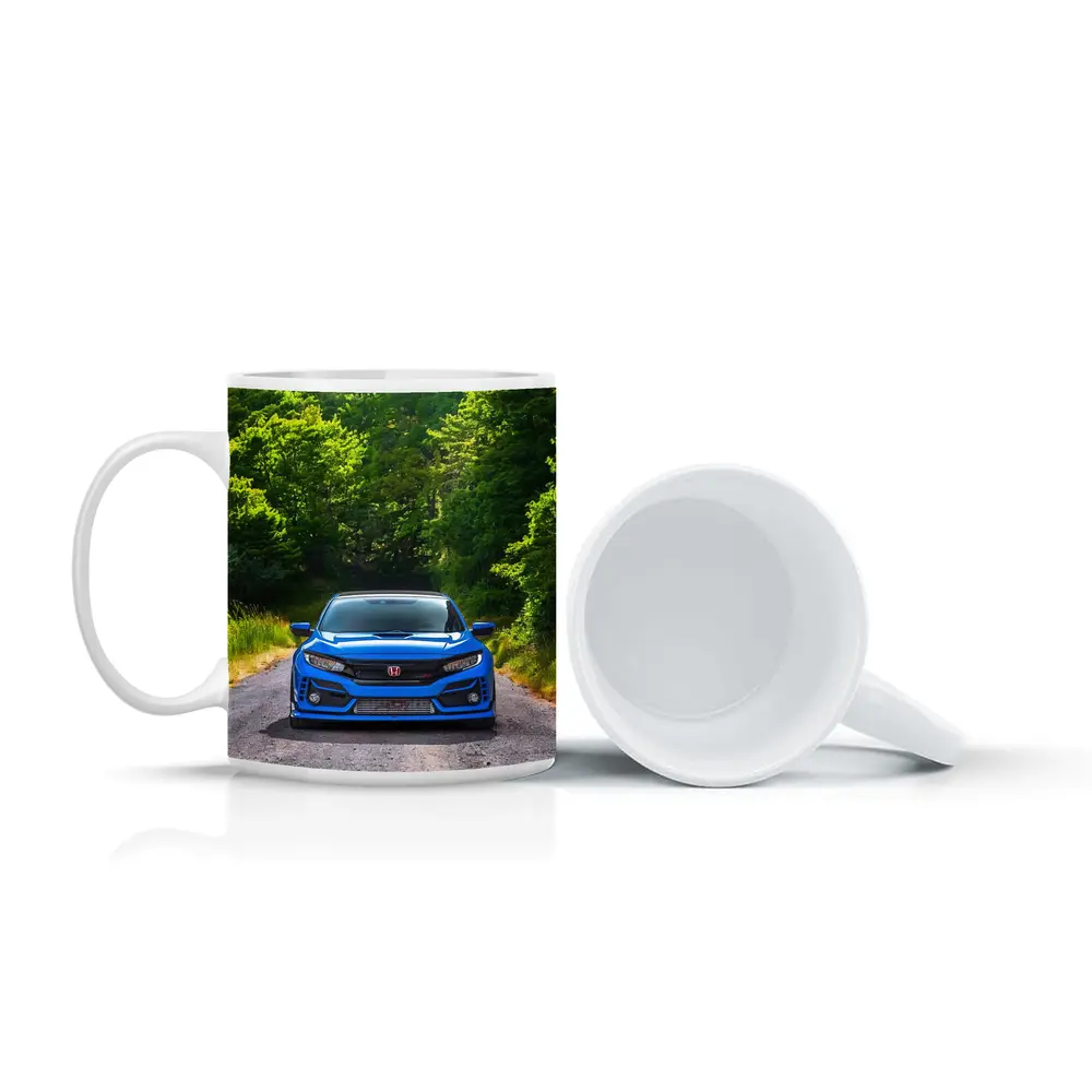 Honda Civic Type R Blue Forest Road – Mugs