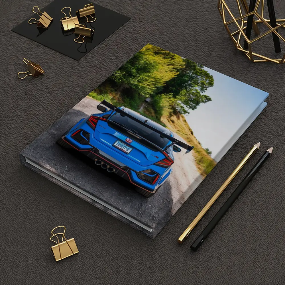 Honda Civic Type R Blue Mountain Road – Notebooks