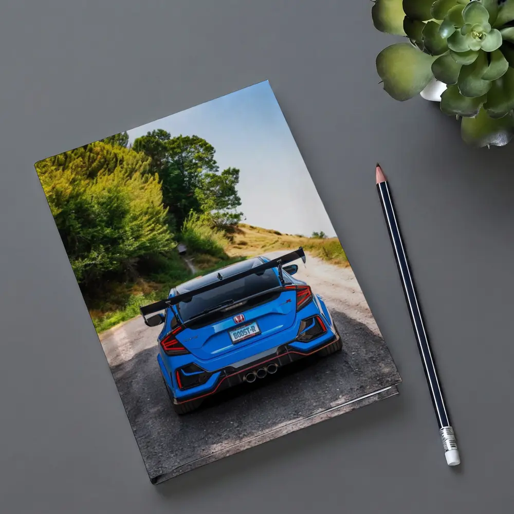 Honda Civic Type R Blue Mountain Road – Notebooks