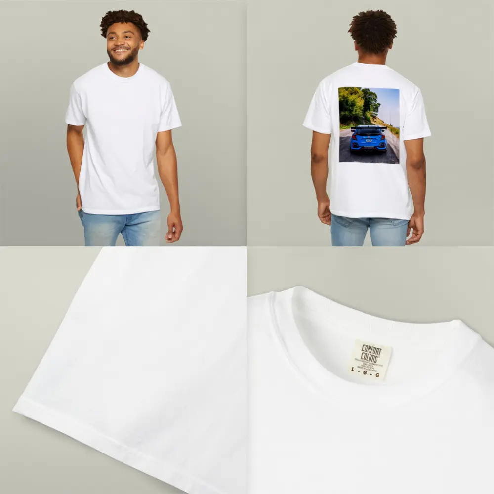 Honda Civic Type R Blue Mountain Road – T-Shirts