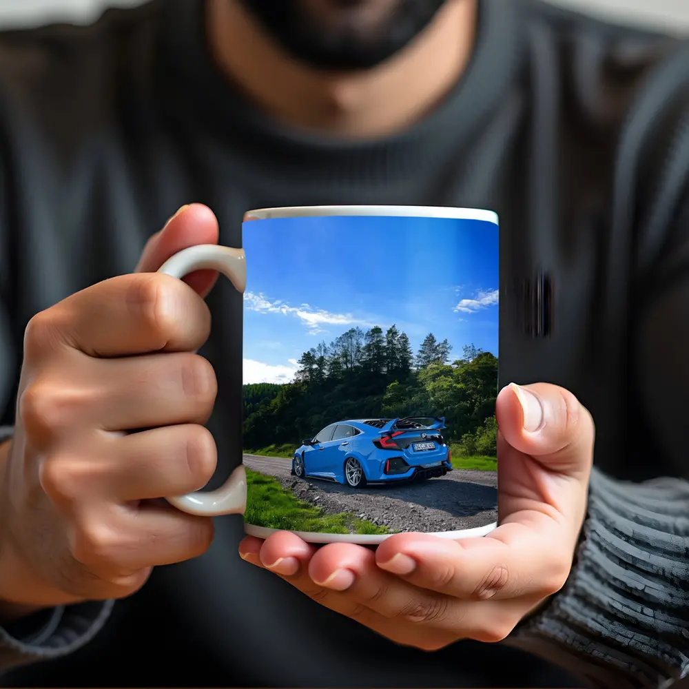 Honda Civic Type R Blue Country Road – Mugs